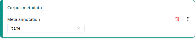 “Corpus metadata” column
